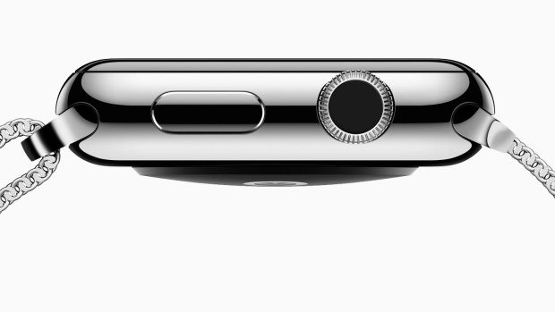Apple's Watch's digital crown.