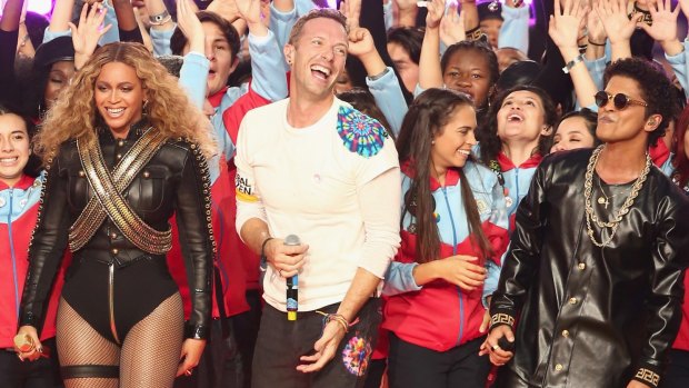Her testimony came a day after Paltrow appeared at Super Bowl 50, cheering on Coldplay and her friend, Beyonce Knowles, during their halftime performance..