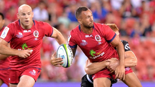 Still hope: Reds coach Nick Stiles believes Quade Cooper can play Test rugby again if he gets his body right.