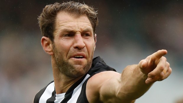 Not much of a return: Travis Cloke was held goalless against Port Adelaide.