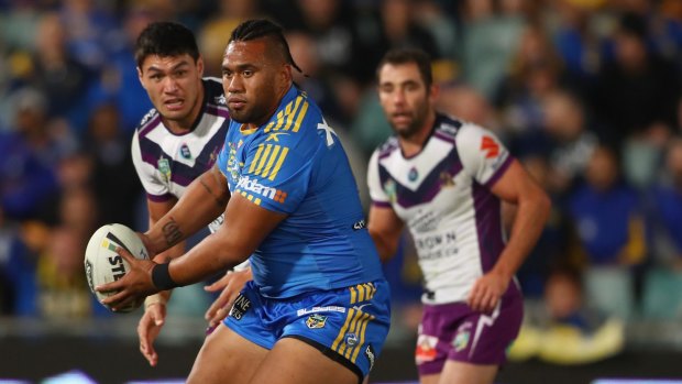 Parramatta prop Junior Paulo will officially join the Canberra Raiders this week. 