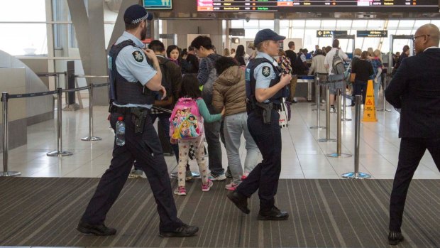 Security at all airports has been stepped up in light of the counter-terrorism operation.