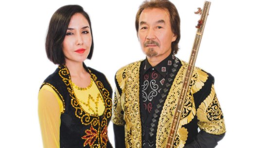 Dancer Klara Razak and Shohrat Tursun.