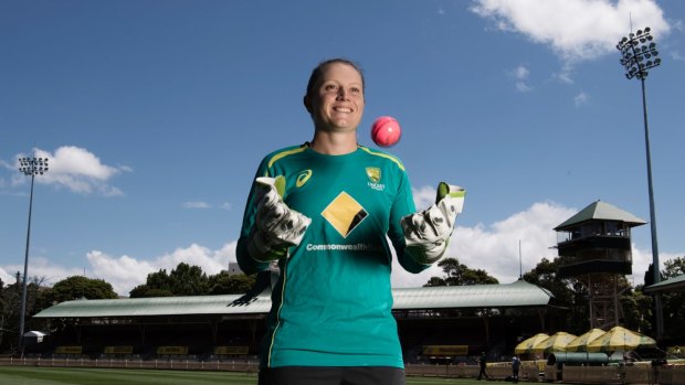 Sharp talker: Australian wicketkeeper Alyssa Healy is hoping for "a little bit of banter".