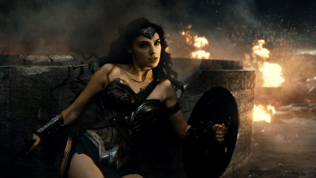 Gal Gadot as Wonder Woman in <i>Batman v Superman: Dawn of Justice.</i>