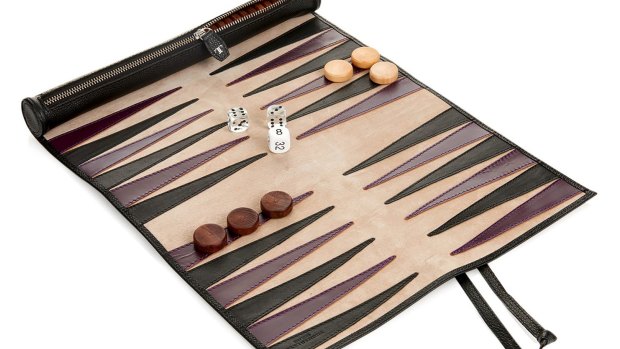 Thomas Lyte leather backgammon set from Matches Fashion.