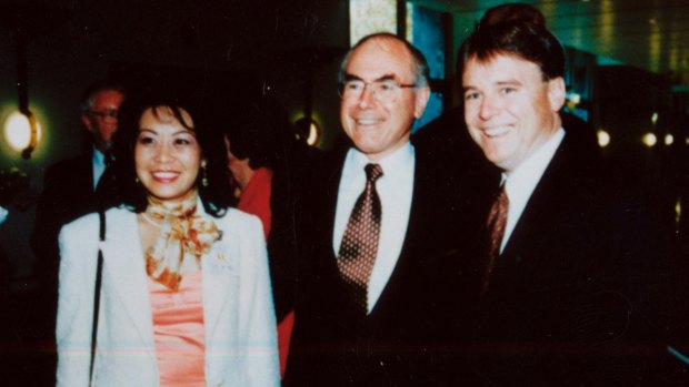 Helen Liu, John Howard and Joel Fitzgibbon.