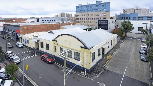 The former Phoenix Biscuit Factory at 41 Grosvenor Street in Abbotsford. 