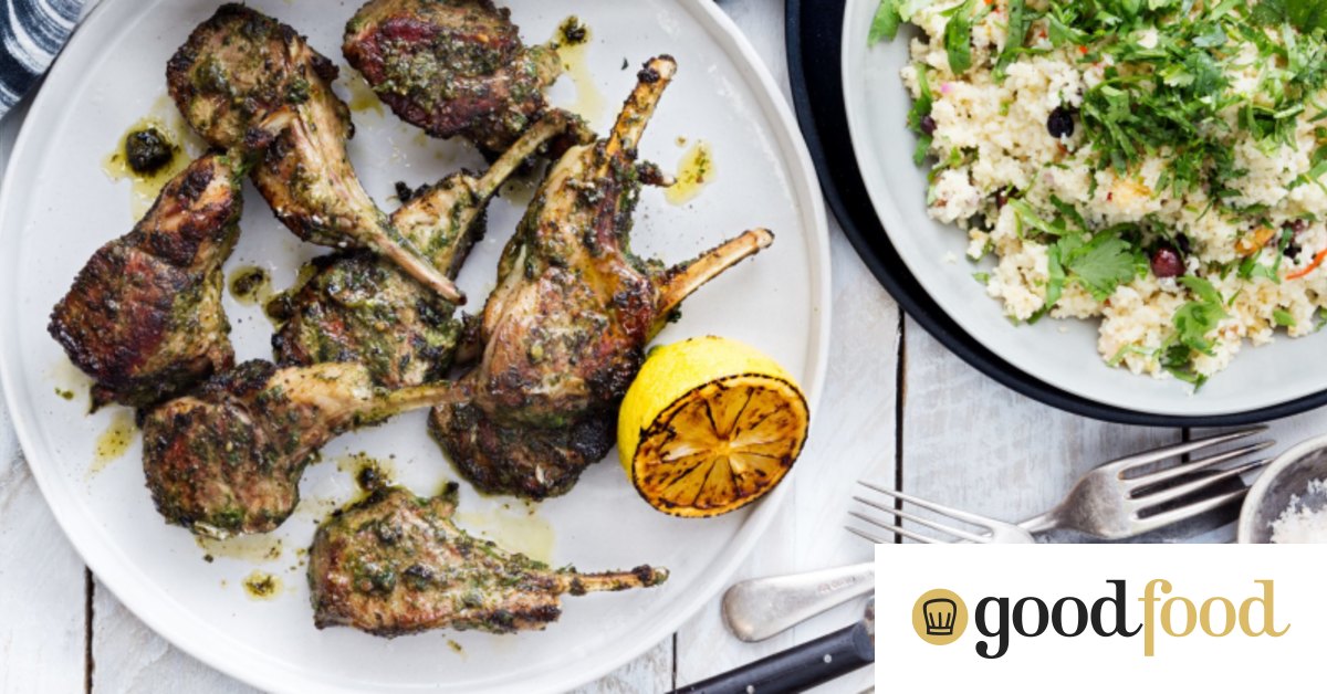 Parsley and coriander lamb chops recipe