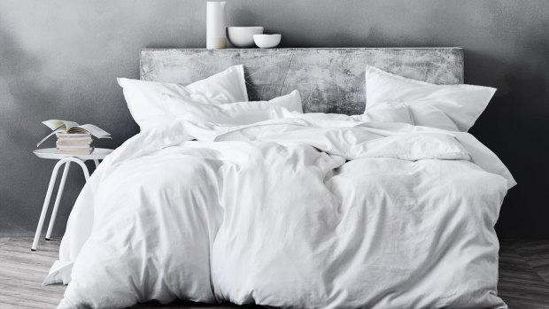 Dive in: Bed linen from Aura.