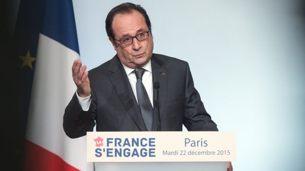 French President Francois Hollande in Paris last year.