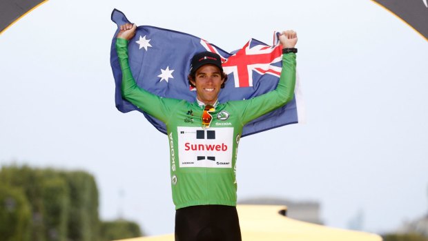 Australia's Michael Matthews has secured the green jersey in the Tour de France.