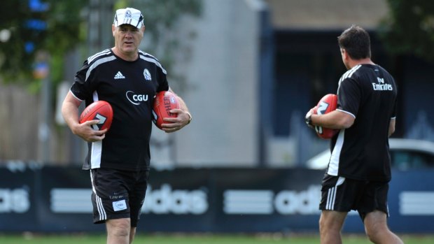 Rodney Eade at Collingwood in early 2012.