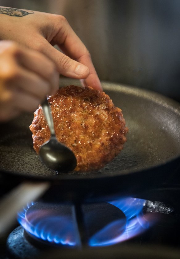 All the products were cooked in an oiled pan to replicate home kitchens.