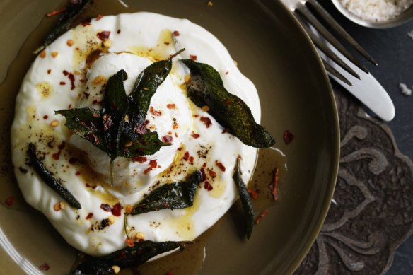 Neil Perry's Turkish-style poached eggs.