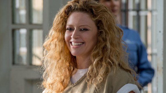 Natasha Lyonne, plays convict Nicky Nichols in Orange Is The New Black.