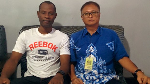 Jamiu Owolabi Abashin, aka Raheem Agbaje Salami, has struck up a friendship with the Bali nine duo.