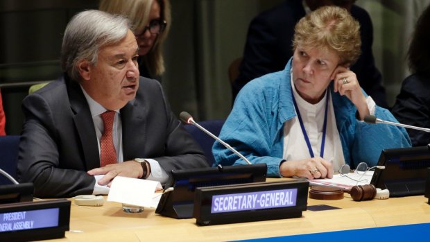 Guterres is instigating reforms at the UN 'to simplify procedures and decentralise decisions, with greater transparency, efficiency and accountability'.