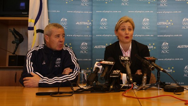 Allegations: Mike Tancred and Fiona de Jong in 2008.