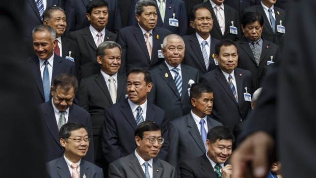 Members of Thailand's National Legislative Assembly.