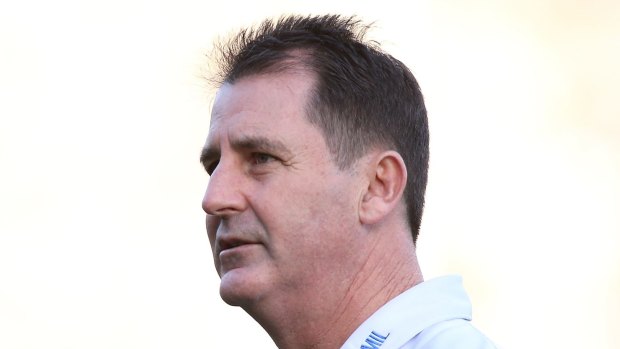 Searching for answers: Dockers coach Ross Lyon.