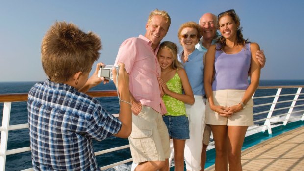 Keeping everyone in the picture: cruise lines are increasingly catering for the whole family, with multi-generational groups on the rise.