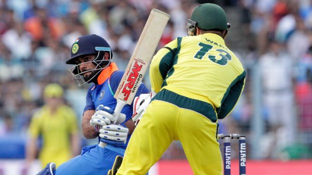 Fractious: Virat Kohli again sparked tensions between Australia and India.