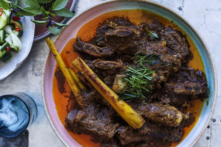 Beef short rib rendang
