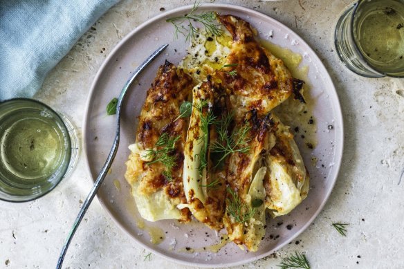 Fennel alla parmigiana.