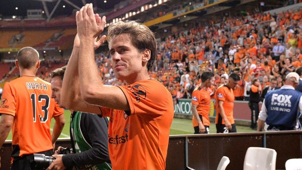 Brisbane Roar player of the year Corona led the A-League in pass completions this season.