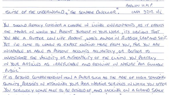 By October of 1995, the tone wasn't nearly so polite ...