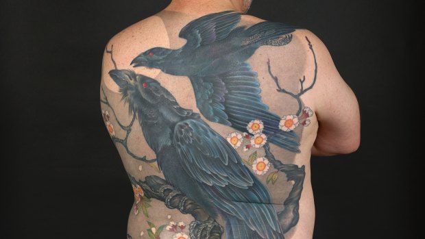 Tattooing is a vibrant international art form, not just a criminal activity, says Fulbeck. Tattoo by Jeff Gogue. 