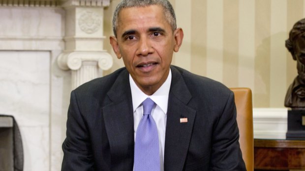 President Barack Obama has shown his funny side in comments on the Republicans.
