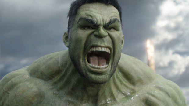 Mark Ruffalo as the Hulk.