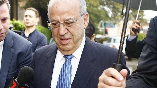 Behind bars: Corrupt former Labor minister Eddie Obeid.