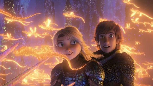 A scene from How to Train Your Dragon: The Hidden World.