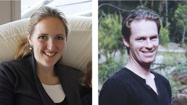 Katrina Dawson and Tori Johnson, victims of the Lindt Cafe siege two years ago.  