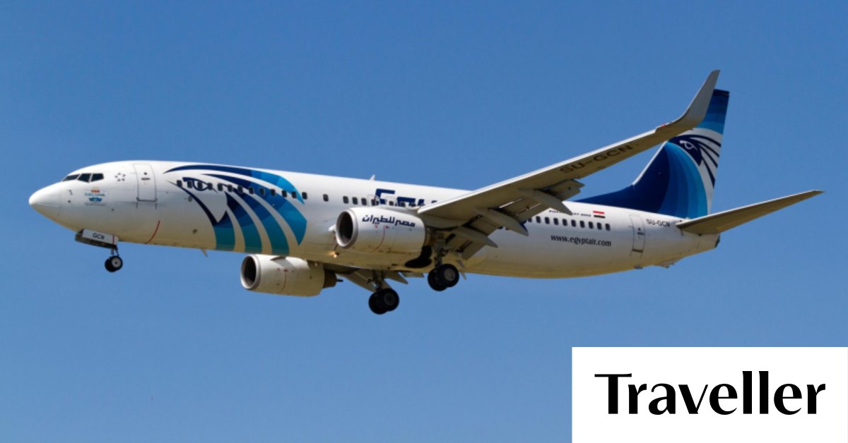 Airline review EgyptAir Boeing B737800 economy class, Madrid to Cairo