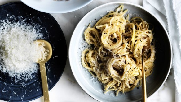 Neil Perry's cacio e pepe pasta.