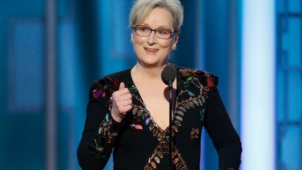 Meryl Streep tore into Donald Trump in her Golden Globes acceptance speech.