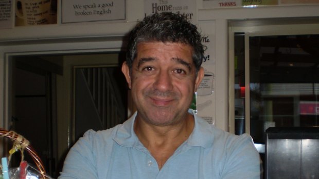 Cafe owner Maurizio Brusco recognised wanted man Socrates Tamvakis and called the police.