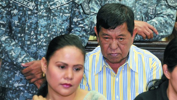 Andal Ampatuan snr in court in 2012.