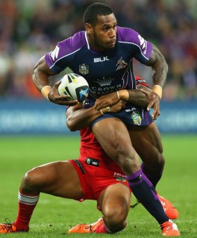 Big hearted: Sisa Waqa is important to the Storm both on and off the field. 