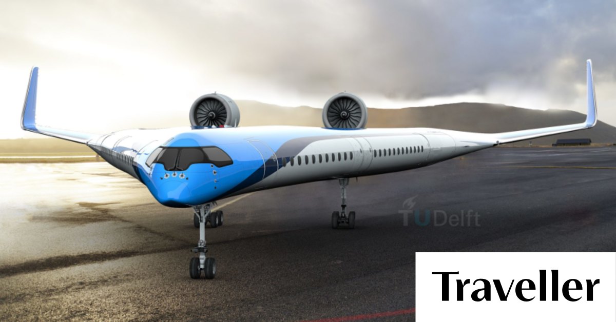 'FlyingV' plane Delft University of Technology complete test flight for KLMfunded design