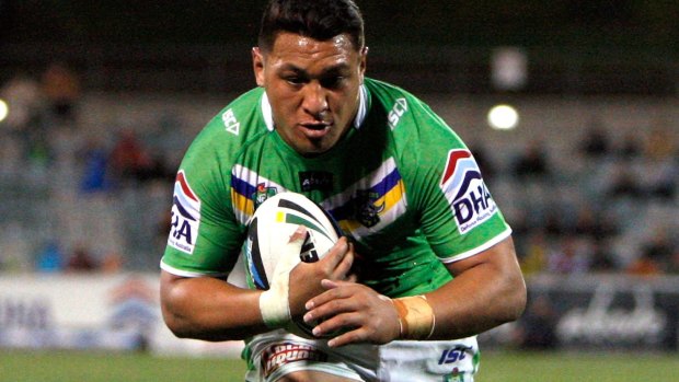 Long haul back: Raiders forward Josh Papalii is back in the national frame.