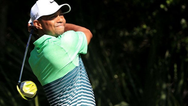 Tiger Woods equalled his worst round ever at Swagrass.