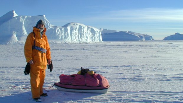 Dr John Cadden in Antarctica.