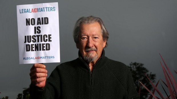 Actor Michael Caton who is advocating for more public access to legal aid.