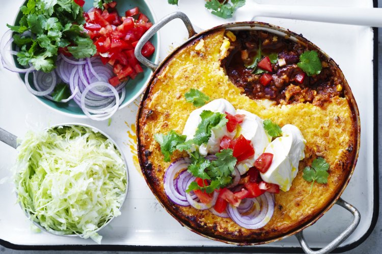 Adam Liaw's taco pie.