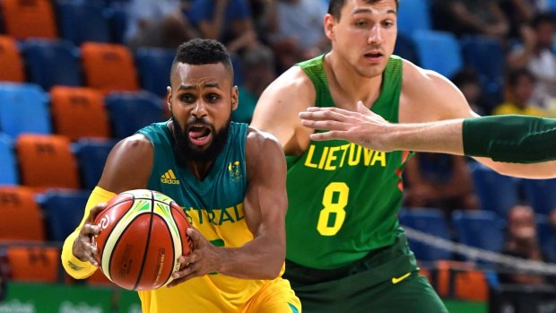 The Boomers' Patty Mills. Australia play on Sunday night (AEST) for bronze.